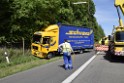 LKW in Boeschung A 3 Rich Frankfurt Hoehe Roesrath Lohmar P196